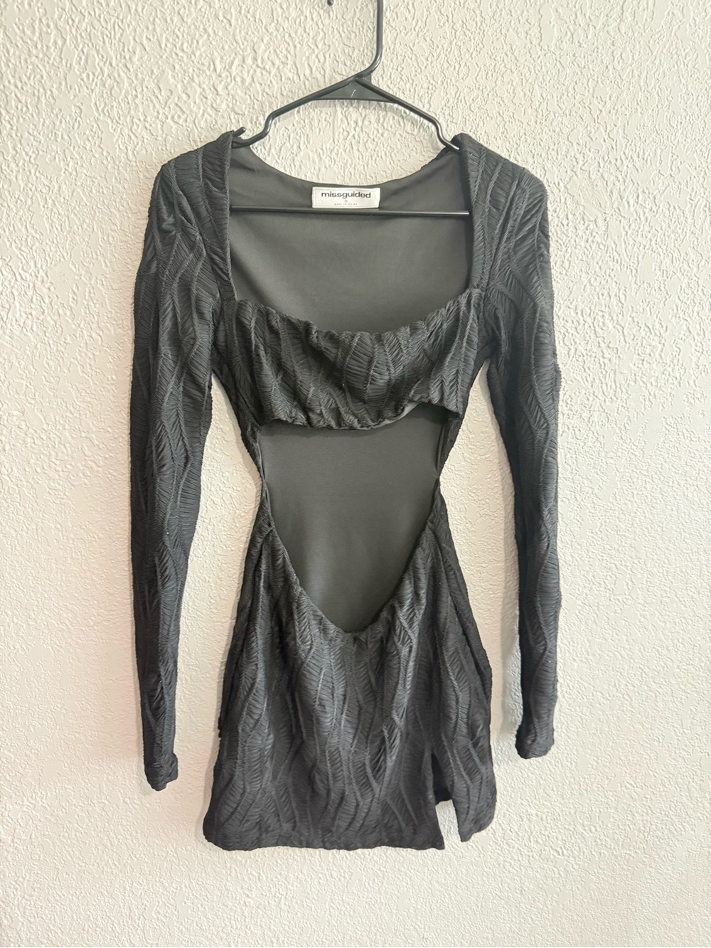 Missguided Black Mini Dress